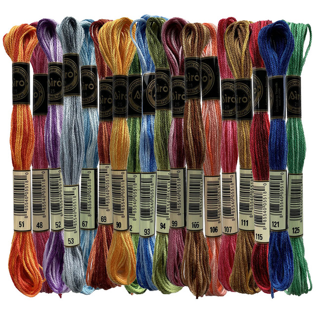 Magical Color Variations Floss Pack Variegated Cross Stitch Thread